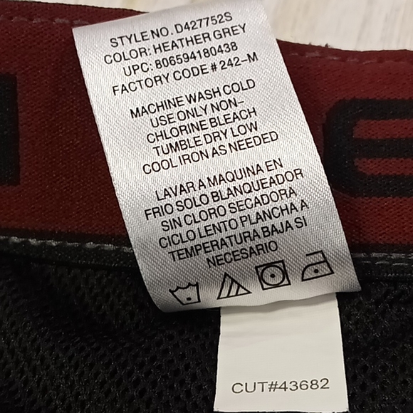 DenaLi Heathered Grey Flat Front Shorts Men's Size 38 - Picture 9 of 11